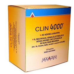 CLIN 4000 LASSATIVO 30 BUSTINE MONOUSO 10 G SENZA ZUCCHERO - farmacia187.it