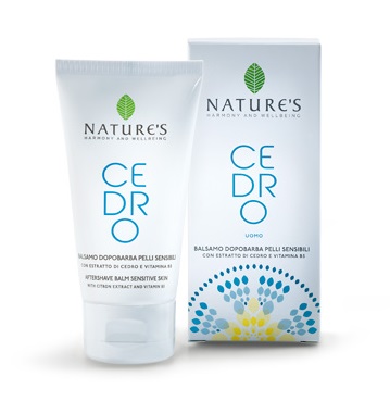 NATURE'S CEDRO UOMO BALSAMO DOPOBARBA PELLI SENSIBILI 75 ML - farmacia187.it
