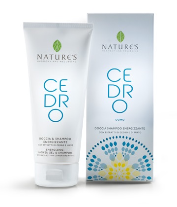 NATURE'S CEDRO UOMO DOCCIASHAMPOO ENERGIZZANTE 200 ML - farmacia187.it