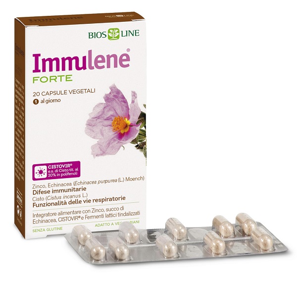 BIOSLINE IMMULENE FORTE 20 CAPSULE - farmacia187.it