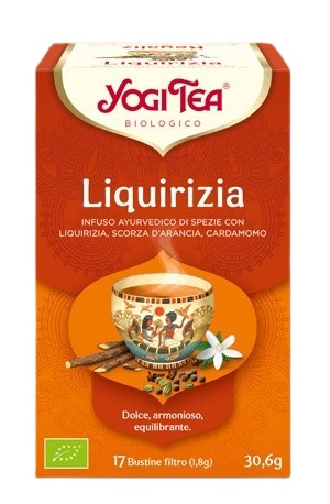 YOGI TEA LIQUIRIZIA BIO 30,6 G - farmacia187.it