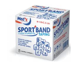 CEROTTO MEDS TELA BIANCA SPORTIVO 1000X2,5 CM - farmacia187.it