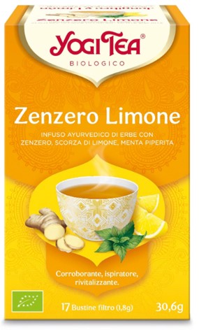 YOGI TEA ZENZERO LIMONE 31 G - farmacia187.it