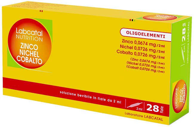 LABCATAL NUTRITION ZINCO/NICHEL/COBALTO 28 FIALE 2 ML - farmacia187.it