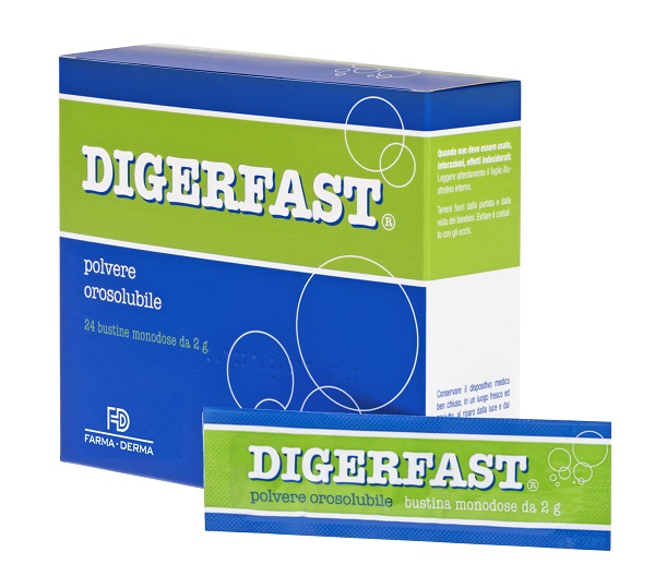 DIGERFAST POLVERE 24 BUSTINE MONODOSE 2 G - farmacia187.it