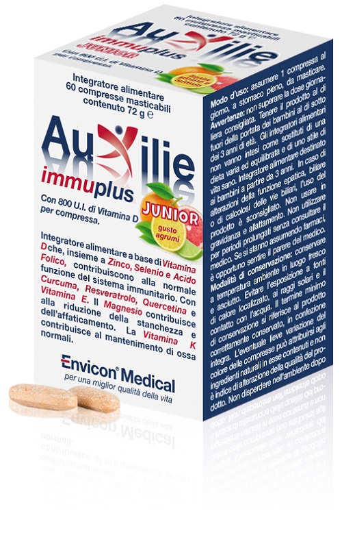 AUXILIE IMMUPLUS JUNIOR 30 COMPRESSE - farmacia187.it