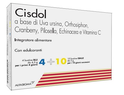 CISDOL 4 BUSTINE BLU DA 4,5 G + 10 BUSTINE GIALLE DA 3 G - farmacia187.it