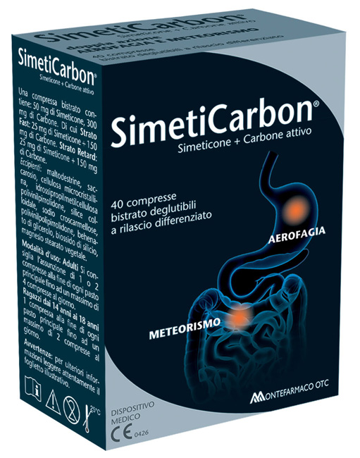 SIMETICARBON 40 COMPRESSE - farmacia187.it