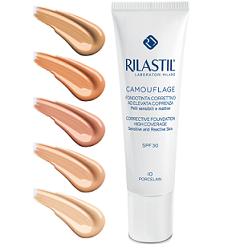 RILASTIL CAMOUFLAGE FONDOTINTA CORRETTIVO FLUIDO ELEVATA COPRENZA 50 30 ML - farmacia187.it