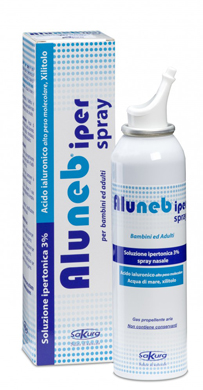 ALUNEB SOLUZIONE IPERTONICA 3% SPRAY NASALE 125 ML - farmacia187.it