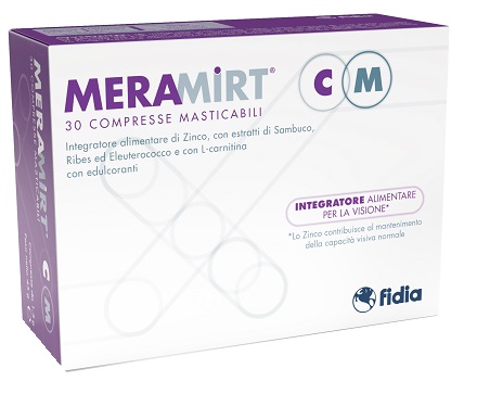 MERAMIRT CM 30 COMPRESSE MASTICABILI - farmacia187.it