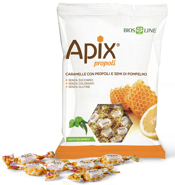 APIX PROPOLI CARAMELLA BALSAMICA 50 G BIOSLINE - farmacia187.it