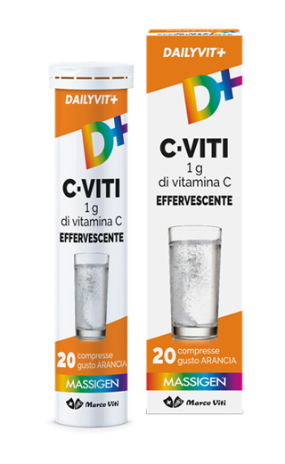MASSIGEN VITAMINA C 1G EFFERVESCENTE 20 COMPRESSE - farmacia187.it