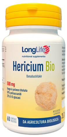 LONGLIFE HERICIUM BIO 60 CAPSULE VEGETALI - farmacia187.it