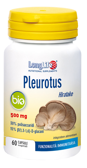 LONGLIFE PLEUROTUS BIO 60 CAPSULE VEGETALI - farmacia187.it