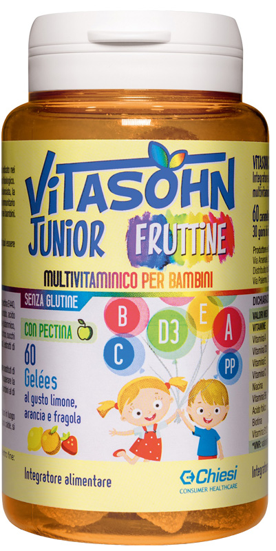 VITASOHN JUNIOR FRUTTINE 60 CARAMELLE - farmacia187.it