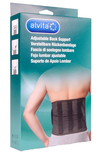 ALVITA FASCIA LOMBARE MISURA 2 CIRCONFERENZA 100-120 CM - farmacia187.it