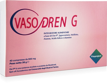 VASODREN G 40 COMPRESSE DA 900 MG - farmacia187.it