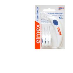 ELMEX INTERDENTAL SCOVOLINO INTERDENTALE 4 MM 6 TESTINE + MANICO - farmacia187.it