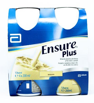 ENSURE PLUS BANANA 4 BOTTIGLIE DA 200 ML - farmacia187.it