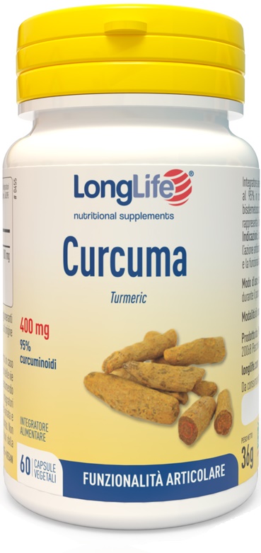LONGLIFE CURCUMA 60 CAPSULE VEGETALI - farmacia187.it