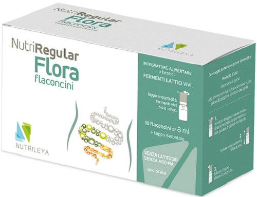 NUTRIREGULAR FLORA 10 FLACONCINI 8 ML - farmacia187.it