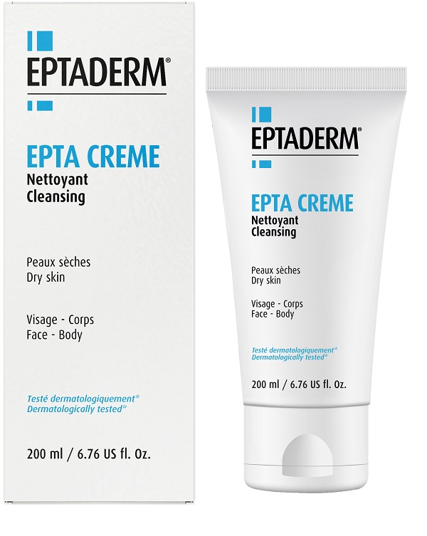 EPTADERM EPTA CREME DETERGENTE PELLI SECCHE VISO CORPO 200 ML - farmacia187.it