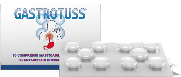 GASTROTUSS ANTIREFLUSSO 30 COMPRESSE MASTICABILI - farmacia187.it