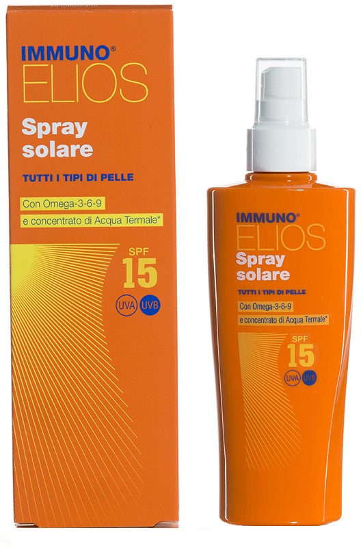 IMMUNO ELIOS SPRAY SOLARE SPF 15 200 ML - farmacia187.it