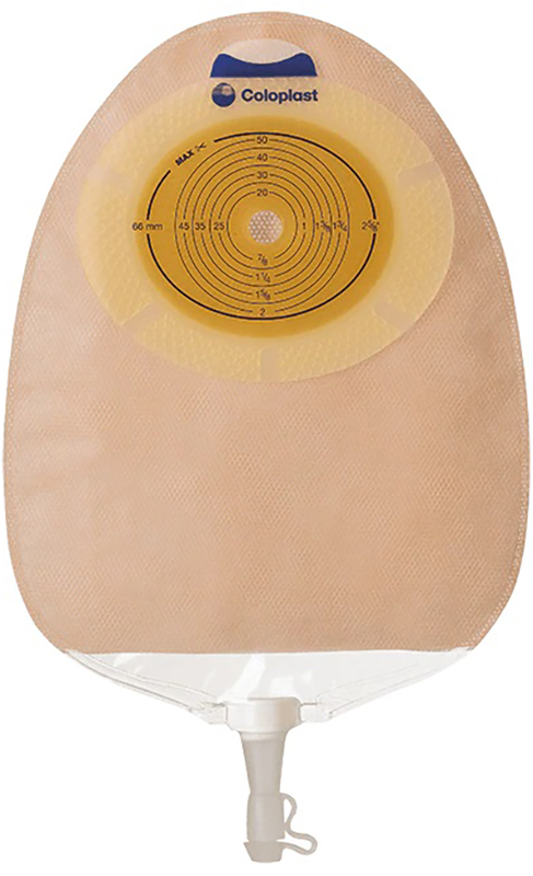 SACCA TRASPARENTE SISTEMA MONOPEZZO PER UROSTOMIA CON MULTICHAMBER SENSURA RITAGLIABILE 10/76 MM MAXI 400 ML 30 PEZZI - farmacia187.it