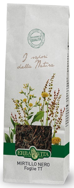 MIRTILLO NERO TAGLIO TISANA FOGLIE 100 G - farmacia187.it