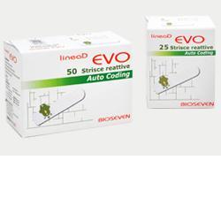 STRISCE MISURAZIONE GLICEMIA LINEA D EVO 25 PEZZI - farmacia187.it