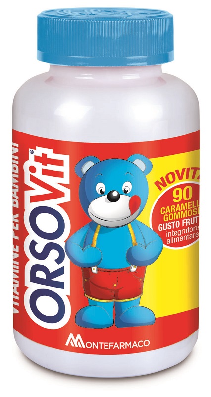ORSOVIT CARAMELLE GOMMOSE 90 PEZZI - farmacia187.it