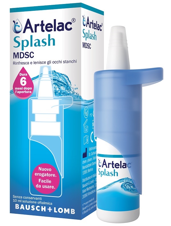 ARTELAC SPLASH MULTIDOSE GOCCE OCULARI FLACONE 10 ML - farmacia187.it