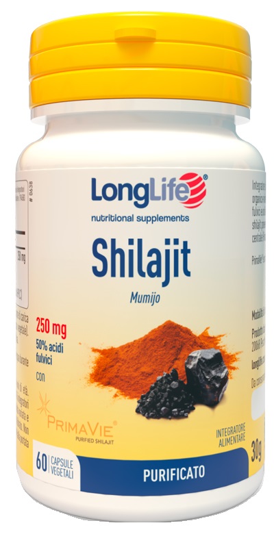 LONGLIFE SHILAJIT 60 CAPSULE - farmacia187.it