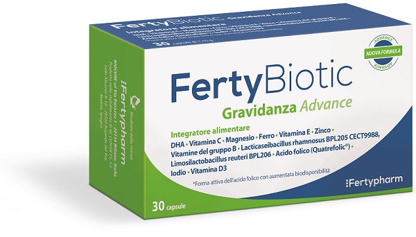 FERTYBIOTIC GRAVIDANZA ADVANCE 30 CAPSULE DA 1,15 G - farmacia187.it