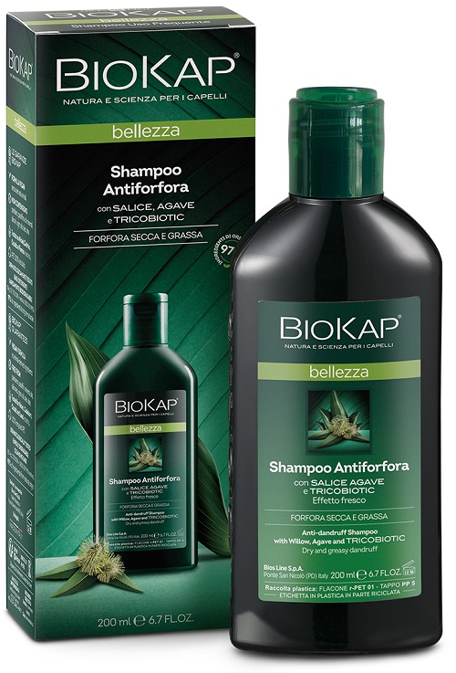 BIOKAP BELLEZZA SHAMPOO ANTIFORFORA CON TRICOBIOTIC 200 ML - farmacia187.it