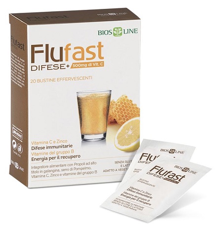 APIX PROPOLI FLUFAST DIFESE+ 20 BUSTINE EFFERVESCENTI BIOSLINE - farmacia187.it