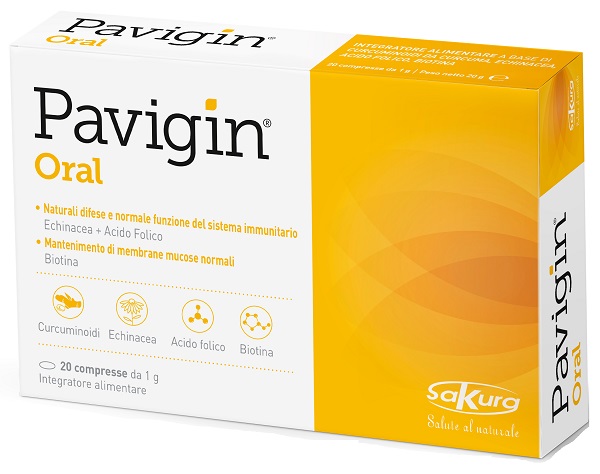 PAVIGIN ORAL 20 COMPRESSE - farmacia187.it