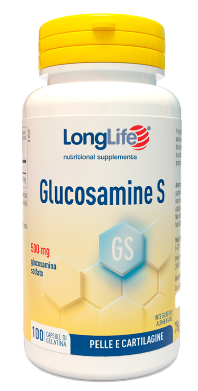 LONGLIFE GLUCOSAMINE S 100 CAPSULE DI GELATINA - farmacia187.it