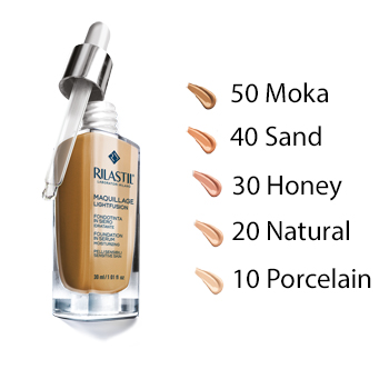 RILASTIL MAQUILLAGE FONDOTINTA SIERO IDRATANTE PROTETTIVO 10 30 ML - farmacia187.it