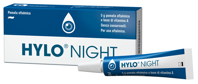 HYLO NIGHT POMATA OFTALMICA 5 G - farmacia187.it