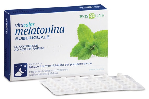 VITACALM MELATONINA 120 COMPRESSE SUBLINGUALI - farmacia187.it