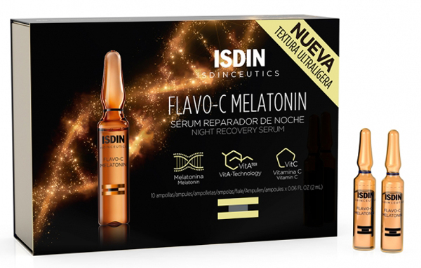 ISDINCEUTICS FLAVO C MELATONIN 10 FIALE - farmacia187.it