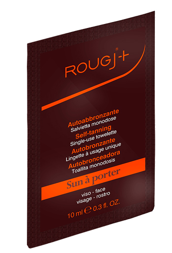 ROUGJ SALVIETTE AUTOABBRONZANTI MONOUSO BUSTINA 10 ML - farmacia187.it
