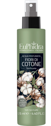 EUPHIDRA ACQUA PROFUMATA COTONE IN FLACONE CON ETICHETTA POMPA SPRAY - farmacia187.it