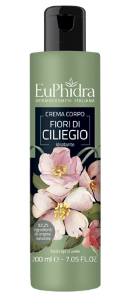 EUPHIDRA CREMA CORPO IDRATANTE CILIEGIO IN FLACONE CON ETICHETTA - farmacia187.it