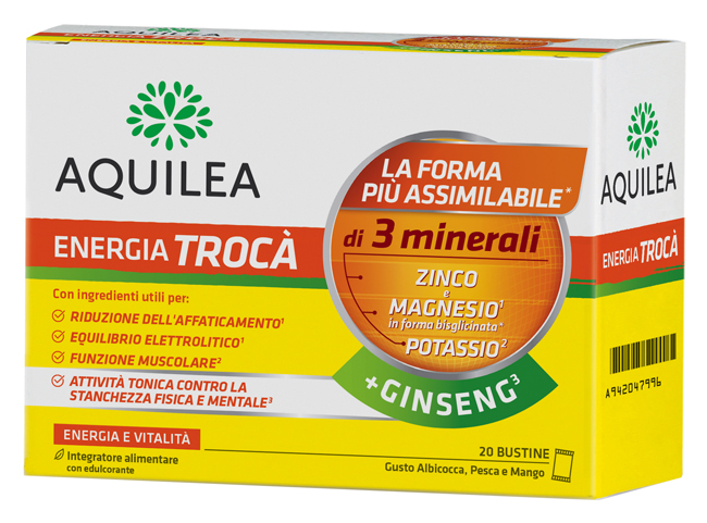 AQUILEA ENERGIA TROCA'+GINSENG 20 BUSTINE - farmacia187.it