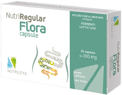 NUTRIREGULAR FLORA 20 CAPSULE - farmacia187.it