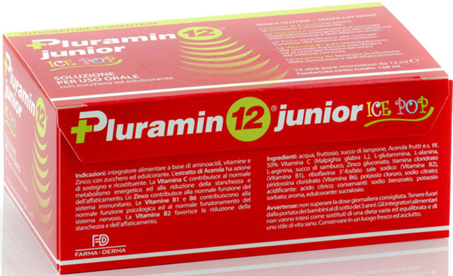 PLURAMIN12 JUNIOR 14 STICK PACK 12 ML - farmacia187.it